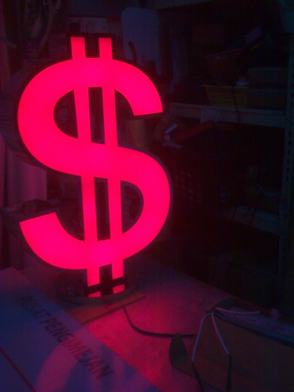 Money Changer 3d Sign With Led Controller System In Color Effect Johor ...