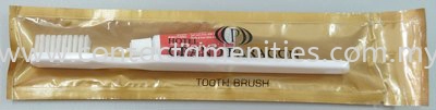 Toothbrush & Toothpaste in Color Plastic Bag w/Logo