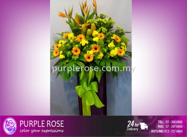 Grand Opening Stand-106 (SGD80) Opening Ceremony Johor Bahru (JB), Malaysia, Singapore Supply, Supplier, Delivery | Purple Rose Florist & Gifts