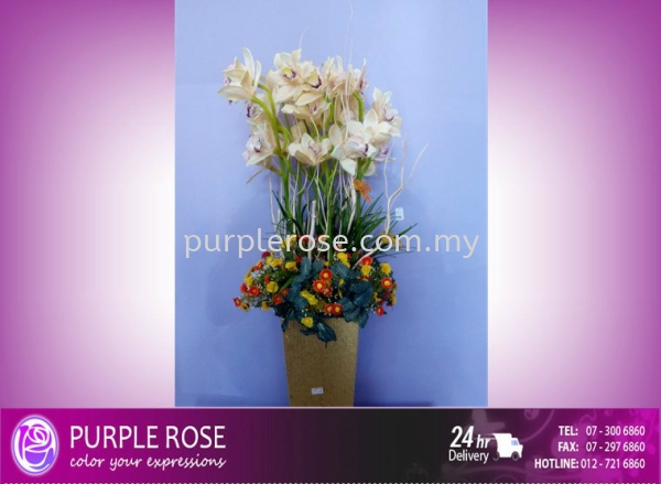 Vase Arrangement Set 117(SGD103) Vase Arrangement   Supply, Supplier, Delivery | Purple Rose Florist & Gifts