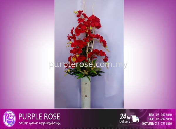 Vase Arrangement Set 113(SGD116) Vase Arrangement Johor Bahru (JB), Malaysia, Singapore Supply, Supplier, Delivery | Purple Rose Florist & Gifts