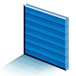 MH 32 Blue Marklon Polycarbonate Hollow Sheet Polycarbonate Awning  Klang, Sungai Buloh, Selangor, Kuala Lumpur (KL), Malaysia. Supplier, Supply, Wholesaler, Rental | Puncak Alam Hardware Sdn Bhd