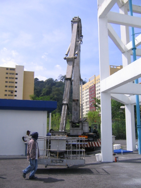  Suction Tank Outdoor Painting Service Kuala Lumpur, KL, Selangor, Malaysia. Painting Service, Contractor, One Stop | Xiang Sheng Construction