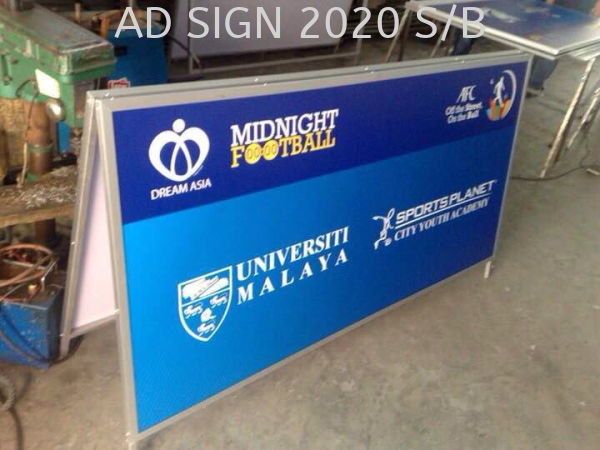 Football Sponsor Signboard Other Double Side A Board Puchong, Seri Kembangan, Selangor, Kuala Lumpur (KL), Malaysia. Manufacturer, Supplier, Provider, One Stop | AD Sign 2020 Sdn Bhd