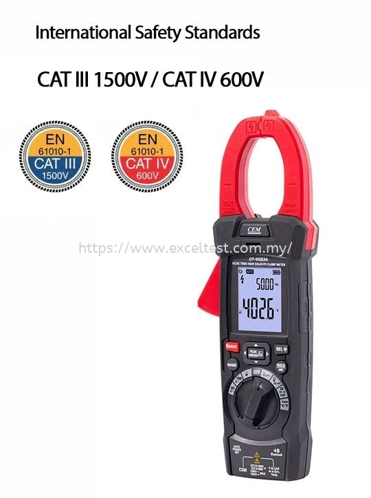DT-9583A CATIII Solar PV Power Clamp Meter