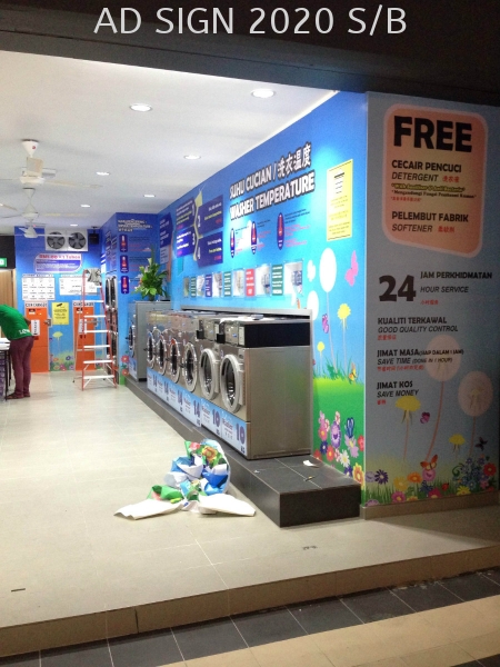 Wall Sticker at Setapak (KL) Laundry / Cleaning Sticker Puchong, Seri Kembangan, Selangor, Kuala Lumpur (KL), Malaysia. Manufacturer, Supplier, Provider, One Stop | AD Sign 2020 Sdn Bhd