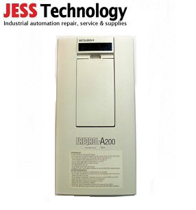 MITSUBISHI FREQROL A200 MODEL# FR-A220E-2.2K-UL FR-A SERIES VFD 3HP