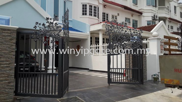 1st 3D Main Gate In Your Malaysia Main Gate Selangor, Malaysia, Balakong, Kuala Lumpur (KL) Service, Supplier, Supply, Installation | Win Yip Gate & Roof Sdn Bhd