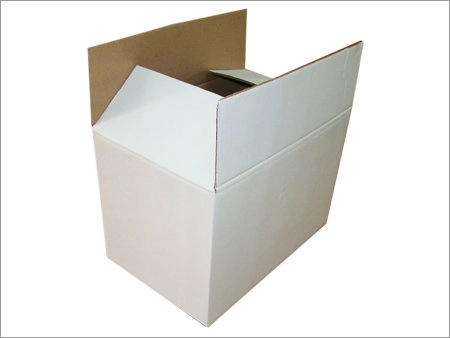 White Regular Slotted Carton Box