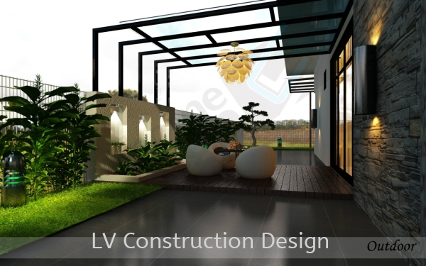  Outdoor 3D Design Johor Bahru (JB), Malaysia Design | LV Construction Design Sdn Bhd