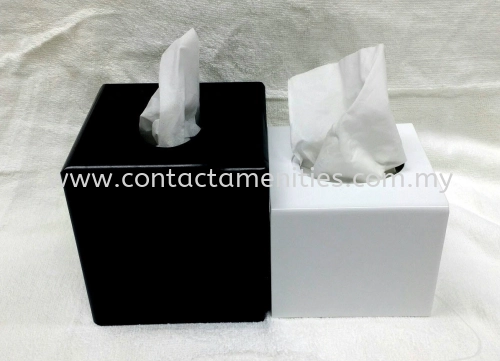 Acrylic SQ Tissue Box Cover