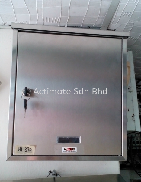 Stainless Steel Letter Box EM HL370 Letter Box Malaysia, Puchong, Selangor. Suppliers, Supplies, Supplier, Supply, Manufacturer | Actimate Sdn Bhd