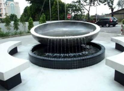 Round Water Fountain Bowl