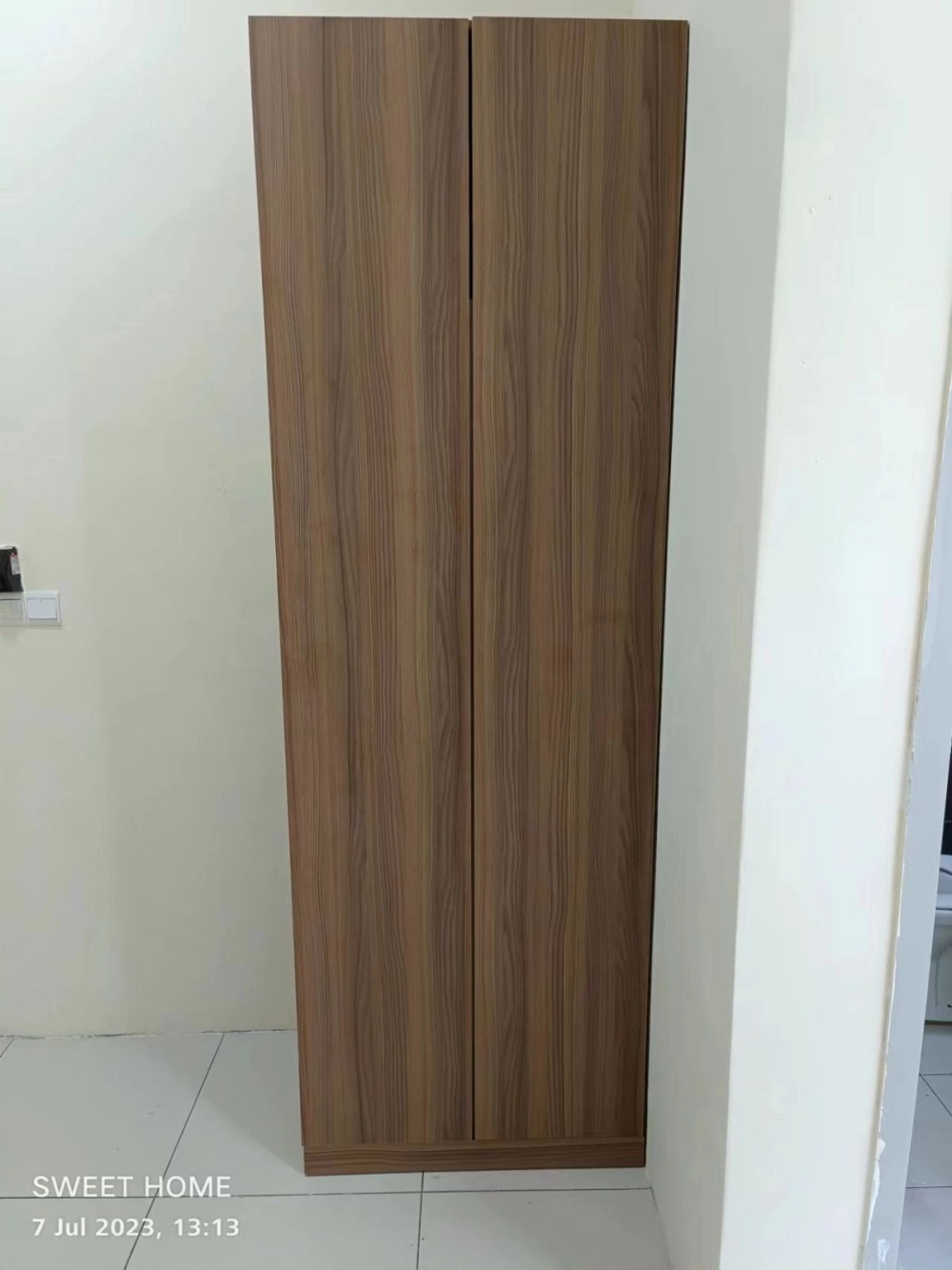 Single Size Clothes Wardrobe | Wooden Wardrobe | Baju almari Bujang Kayu | Penang Furniture Store | Kulim Kedah Ipoh 