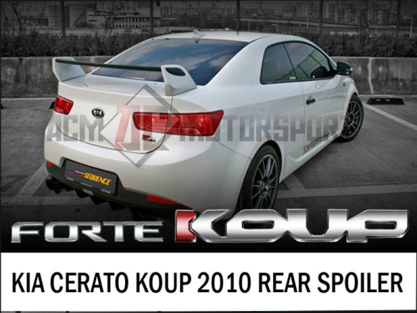 Kia Forte Koup GT Spoiler Koup Kia Balakong, Selangor, Kuala Lumpur, KL, Malaysia. Body Kits, Accessories, Supplier, Supply | ACM Motorsport