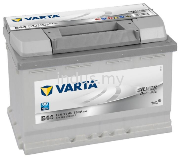 VARTA Battery Silver Dynamic E44 (ETN577400078) VARTA Batteries - Silver Dynamic Automotive Battery Shah Alam, Selangor, Kuala Lumpur, KL, Malaysia. Supplier, Supplies, Supply, Distributor | Indusmotor Parts Supply Sdn Bhd