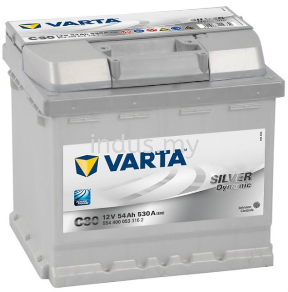 VARTA Battery Silver Dynamic C30 (ETN554400053) VARTA Batteries - Silver Dynamic Automotive Battery Shah Alam, Selangor, Kuala Lumpur, KL, Malaysia. Supplier, Supplies, Supply, Distributor | Indusmotor Parts Supply Sdn Bhd