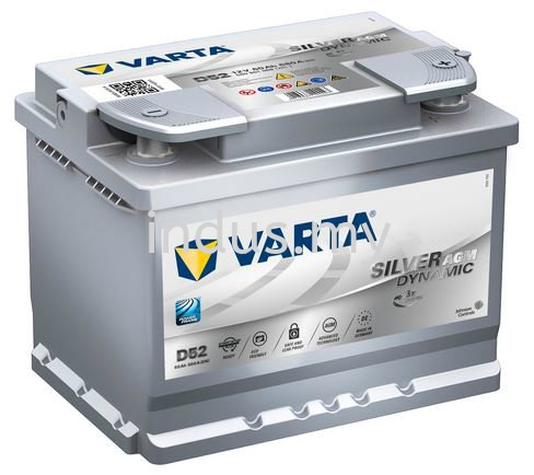 VARTA Battery Silver Dynamic AGM D52 (ETN560901068) VARTA