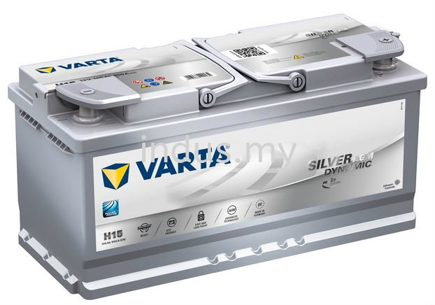 VARTA Battery Silver Dynamic AGM H15 (ETN605901095) VARTA Batteries -  Silver Dynamic AGM Automotive Battery Shah Alam,