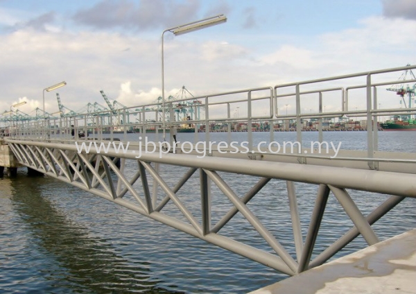 Steel Structure Works Steel Linkway / Overhead Bridges General Metal Fabrication Johor Bahru, JB, Senai, Johor. Supplier, Supplies, Supply, Manufacturer | JB Progress Fabricator & Engineering Sdn Bhd