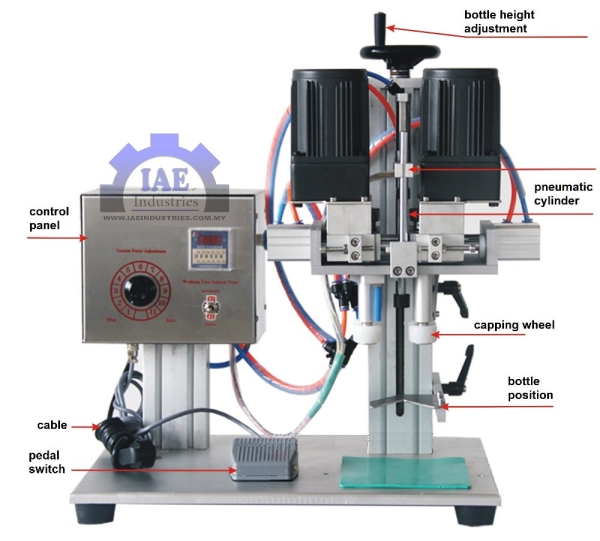 Sprayer bottle capping machine Capping Machine Seri Kembangan, Selangor, Kuala Lumpur, KL, Malaysia. Supplier, Manufacturer, Repair | IAE Industries Trading & Services