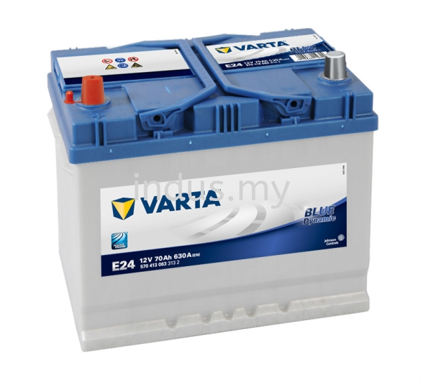 VARTA Battery Blue Dynamic E24 (ETN570413063) VARTA Batteries - Blue Dynamic Automotive Battery Shah Alam, Selangor, Kuala Lumpur, KL, Malaysia. Supplier, Supplies, Supply, Distributor | Indusmotor Parts Supply Sdn Bhd