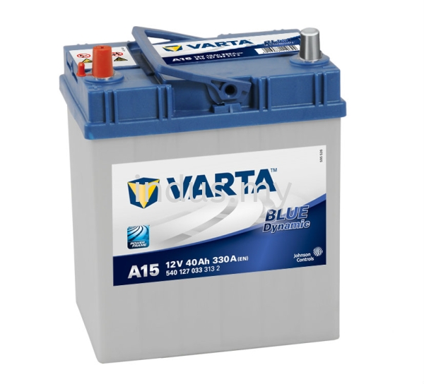 VARTA Battery Blue Dynamic A15 (ETN540127033) VARTA Batteries - Blue Dynamic Automotive Battery Shah Alam, Selangor, Kuala Lumpur, KL, Malaysia. Supplier, Supplies, Supply, Distributor | Indusmotor Parts Supply Sdn Bhd