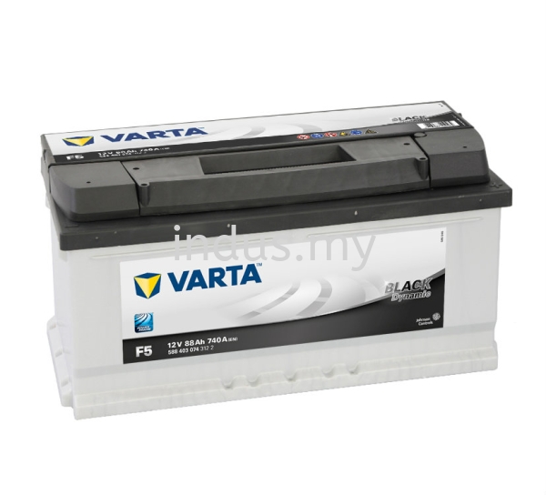 VARTA Battery Black Dynamic F5 (ETN588403074) VARTA Batteries - Black Dynamic Automotive Battery Shah Alam, Selangor, Kuala Lumpur, KL, Malaysia. Supplier, Supplies, Supply, Distributor | Indusmotor Parts Supply Sdn Bhd