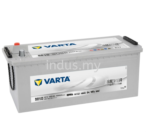 VARTA ProMotive Silver M18 (ETN680108100) VARTA Batteries - ProMotive Silver Heavy Duty Battery / Commercial Battery Shah Alam, Selangor, Kuala Lumpur, KL, Malaysia. Supplier, Supplies, Supply, Distributor | Indusmotor Parts Supply Sdn Bhd