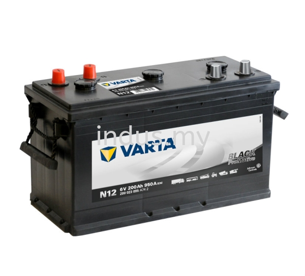 VARTA ProMotive Black N12 (ETN200023095) VARTA Batteries - ProMotive Black Heavy Duty Battery / Commercial Battery Shah Alam, Selangor, Kuala Lumpur, KL, Malaysia. Supplier, Supplies, Supply, Distributor | Indusmotor Parts Supply Sdn Bhd