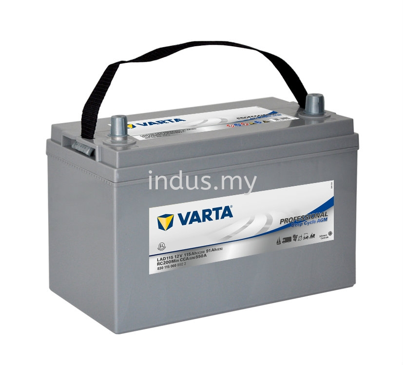 VARTA Professional Deep Cycle AGM LAD115 (ETN830115060) VARTA Batteries - Professional  Deep Cycle AGM Industrial Battery Shah Alam, Selangor, Kuala Lumpur, KL,  Malaysia. Supplier, Supplies, Supply, Distributor | Indusmotor Parts Supply  Sdn Bhd