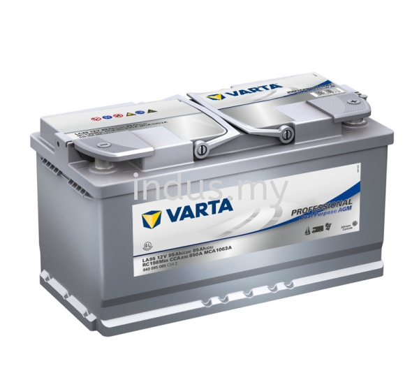 VARTA Professional Dual Purpose AGM LA95 (ETN840095085) VARTA Batteries - Professional Dual Purpose AGM  Industrial Battery Shah Alam, Selangor, Kuala Lumpur, KL, Malaysia. Supplier, Supplies, Supply, Distributor | Indusmotor Parts Supply Sdn Bhd