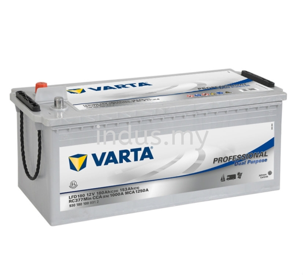 VARTA Professional Dual Purpose LFD180 (ETN930180100) VARTA Batteries - Professional Dual Purpose Industrial Battery Shah Alam, Selangor, Kuala Lumpur, KL, Malaysia. Supplier, Supplies, Supply, Distributor | Indusmotor Parts Supply Sdn Bhd