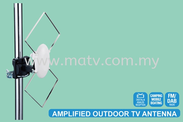 MA356 Amplified Indoor / Outdoor TV Antenna Johor Bahru, JB, Johor, Pasir Gudang. Johor Bahru JB Astro, Antenna, Aerial TV | MATV Sales & Services Sdn.Bhd.