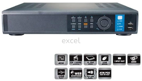 HDF1212E (4 Channel DVR)