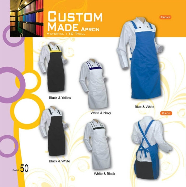 Apron Apron Custom Made Johor Bahru JB Malaysia Uniforms Manufacturer, Design & Supplier | Pan Uniform Manufacturing Sdn Bhd