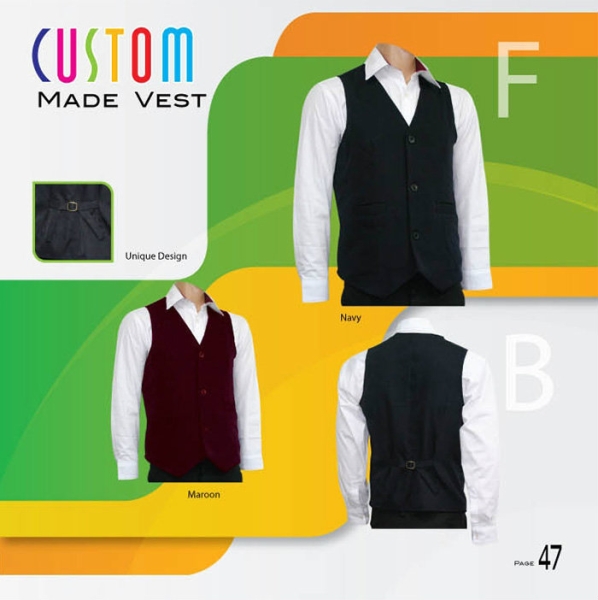 Vest Vest / Accessories Custom Made Johor Bahru JB Malaysia Uniforms Manufacturer, Design & Supplier | Pan Uniform Manufacturing Sdn Bhd