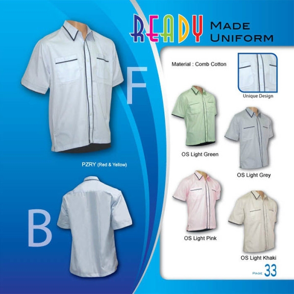  Uniform Ready Made Johor Bahru JB Malaysia Uniforms Manufacturer, Design & Supplier | Pan Uniform Manufacturing Sdn Bhd