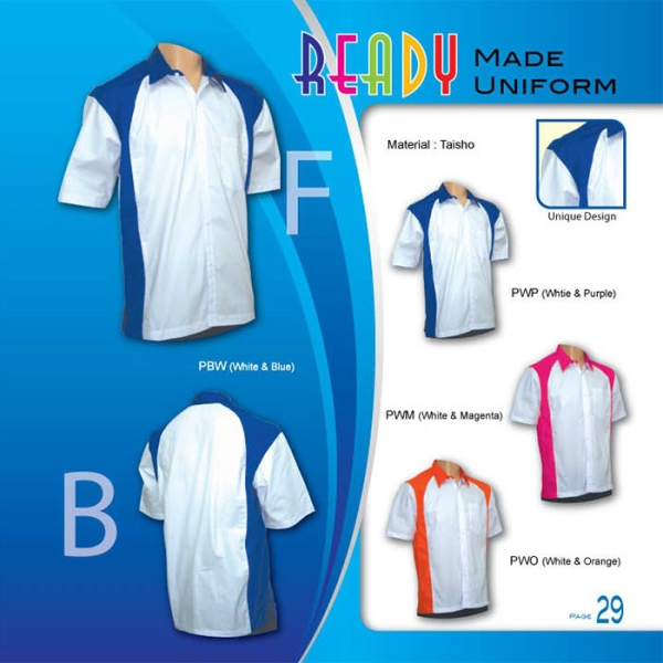  Uniform Ready Made Johor Bahru JB Malaysia Uniforms Manufacturer, Design & Supplier | Pan Uniform Manufacturing Sdn Bhd