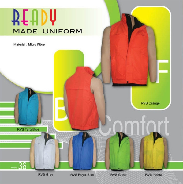  Reversable Vest Ready Made Johor Bahru JB Malaysia Uniforms Manufacturer, Design & Supplier | Pan Uniform Manufacturing Sdn Bhd