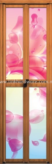 Aluminium Bi-Fold With PVC Solid Panel (PSP) Aluminium Bi-Fold Door Aluminium Door Bukit Mertajam, Penang, Pulau Pinang, Malaysia. Supplier, Manufacturer, Exporter | LINKHARDWARE TRADING SDN BHD