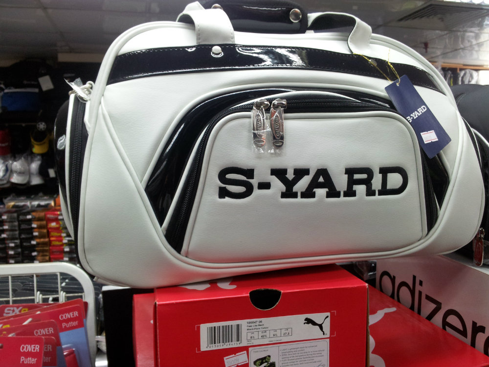 Syard Boston Bag White Black 2015 Series