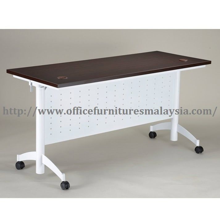 2.5ft x 6 ft Folding Conference Tables with Wheels OFR1875