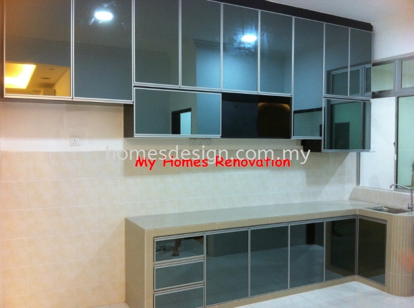 ALUMINIUM KITCHEN CABINET  johor bahru Ƴ   Design, Manufacturer, Supplier, Wholesale | My Homes Renovation