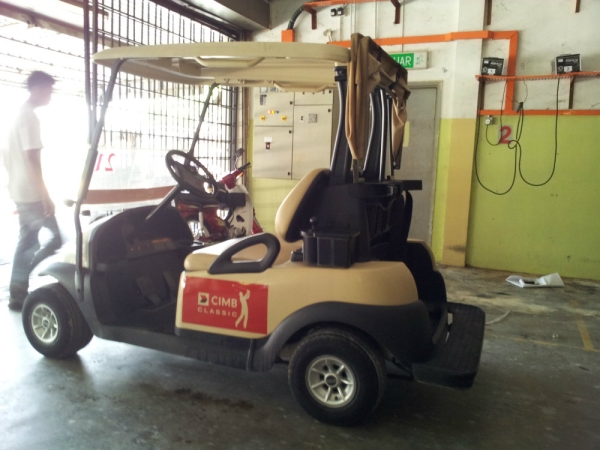  Golf Cart Wrapping Sticker Vehicle Wrapping Seri Kembangan, Selangor, Kuala Lumpur, KL, Malaysia. Service, Supplier, Supplies, Supply | Color Dot Com Sdn Bhd