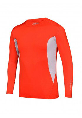 PIn High Base Layer Long Sleeve Mesh Red & Wind Chime