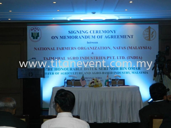Formal Signing Ceremony: Official Inauguration