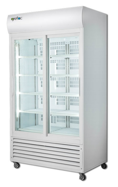 Upright Display 2 Doors Chiller Grefac Plug-In Chiller Cabinet Kuala Lumpur, KL, Malaysia, Selangor, Cheras. Manufacturer, Supplier, Supplies, Supply | Grefac (M) Sdn Bhd