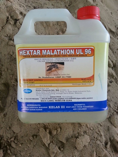 Hextar Malathion UL 96 RM 220/4liter Mosquito Johor Bahru, JB, Malaysia. Pest Control Services, Pest Termite Treatment | XMITE Pest Control Sdn Bhd