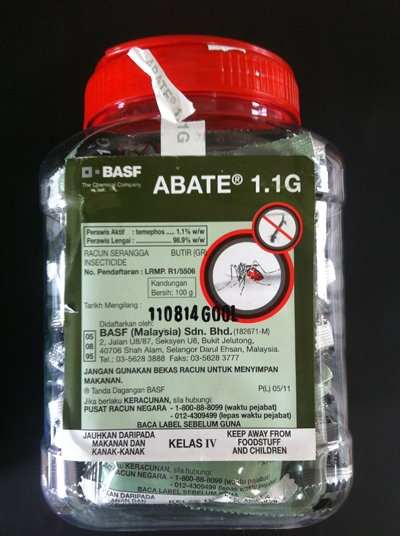 BASF ABATE 1.1SG Granular RM 330/tin/2.5kg Mosquito Johor Bahru, JB, Malaysia. Pest Control Services, Pest Termite Treatment | XMITE Pest Control Sdn Bhd